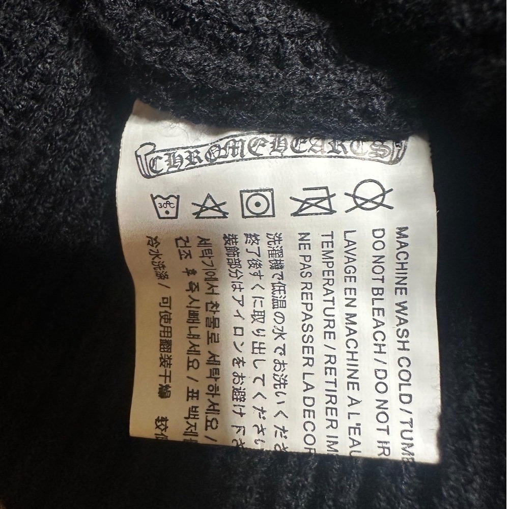 Black Chrome Hearts Beanie - Picture 7 of 7